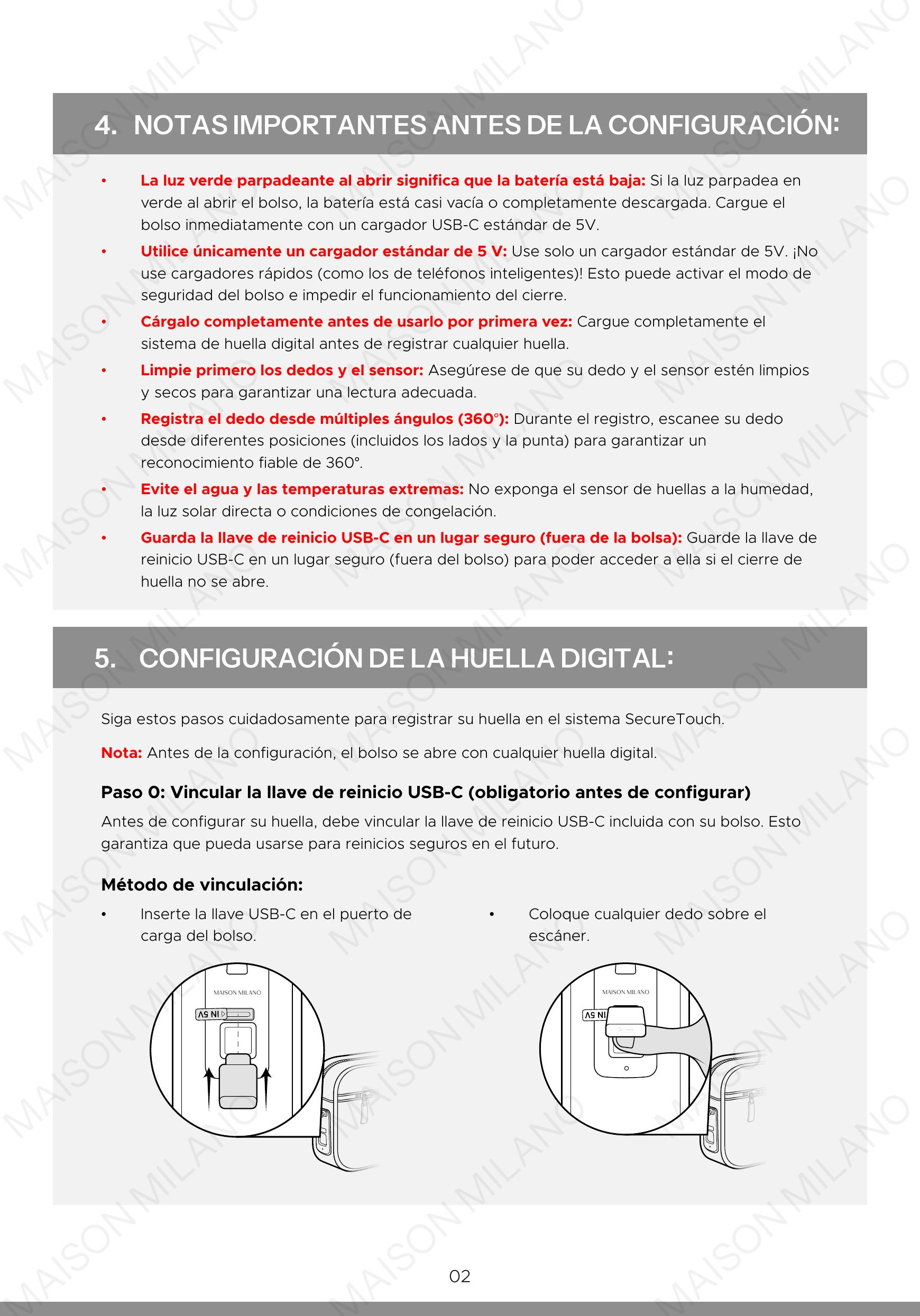 Página del manual